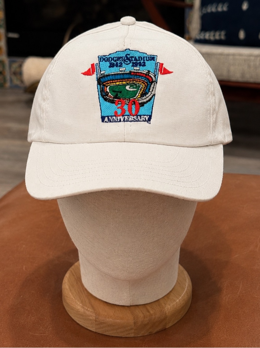 Vintage Dodger Stadium 30th Anniversary 1962–1992 Snapback Baseball Cap